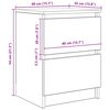 vidaXL TV-Schrank Sonoma-Eiche 40x35x54 cm Holzwerkstoff