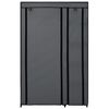 vidaXL Faltschrank Grau 110x45x175 cm Stoff