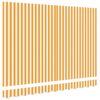 vidaXL Markisenersatzstoff Gelb und Wei&szlig; 235 x 195 cm Polyester