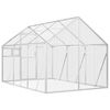 vidaXL Voliere Silbern 1,79x3x1,85 m Aluminium