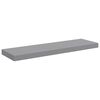 vidaXL Schweberegale 2 Stk. Grau 80x23,5x3,8 cm MDF