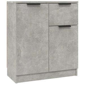 vidaXL Sideboards 2 Stk. Betongrau 60x30x70 cm Holzwerkstoff