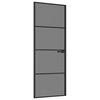 vidaXL Interior T&uuml;r 76 x 201,5 cm Verbautes Glas und Aluminium