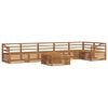 vidaXL Outdoor-Sofagarnitur 7 pcs Natur