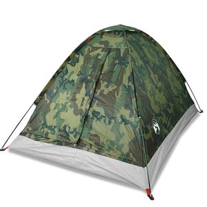 vidaXL Kuppel-Campingzelt 2 Personen Tarnmuster Wasserdicht