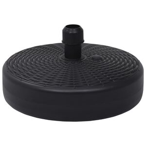vidaXL Sonnenschirmst&auml;nder Sand/Wasser 24 L Schwarz