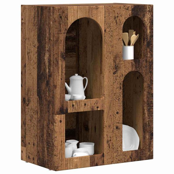 vidaXL Sideboard Altholz 59 x 35 x 80,5 cm Holzwerkstoff