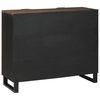 vidaXL Sideboard Braun 90 x 33 x 75 cm massives Mangoholz