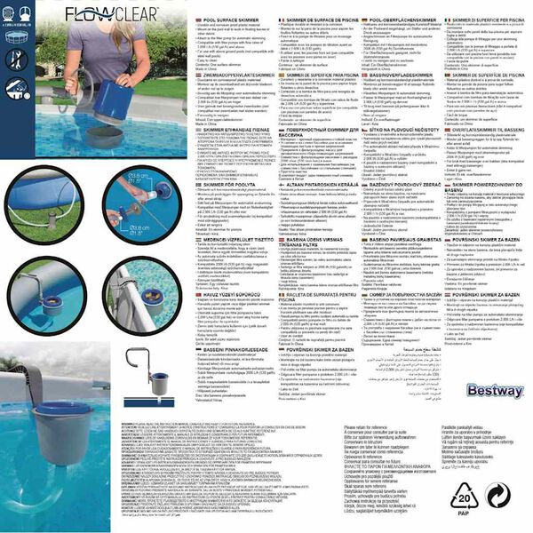 Bestway Flowclear Pool-Oberfl&auml;chenskimmer 58233