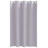 vidaXL Verdunkelungs-Vorh&auml;nge mit Ringen 2 pcs Metallic Grau