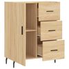 vidaXL Sideboard Sonoma-Eiche 69,5x34x90 cm Holzwerkstoff