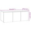 vidaXL TV-Schrank Sonoma-Eiche 80x34x30 cm Holzwerkstoff
