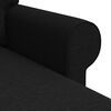 vidaXL Sofa Schwarz Gesamtabmessungen: 215 x 138 x 80 cm (B x T x H)