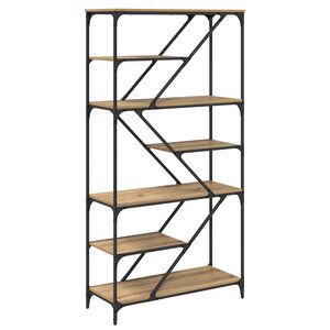 vidaXL B&uuml;cherregal 9 Ebenen 91 x 36 x 176 cm Holzwerkstoff
