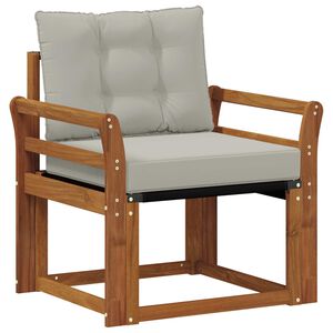 vidaXL Outdoor-Sofagarnitur Massives Akazienholz und Textilene