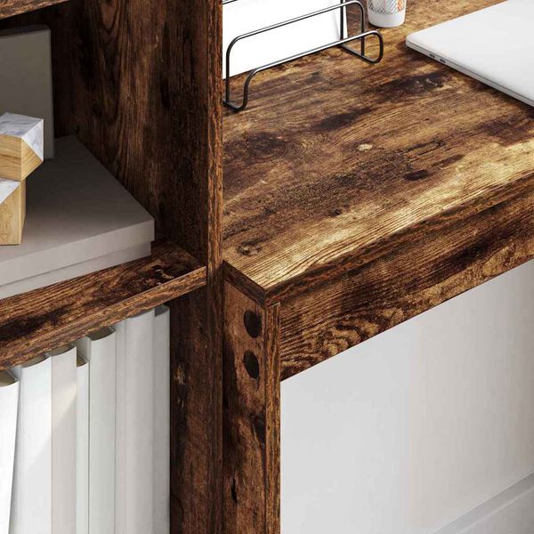 vidaXL Schreibtisch Ger&auml;ucherte Eiche 90 x 40 x 76 cm