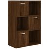 vidaXL Lagerschrank Braun Eichen-Optik 60x29,5x90 cm