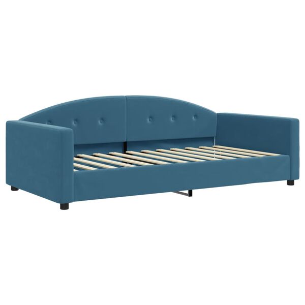 vidaXL Tagesbett Blau 100x200 cm Samt