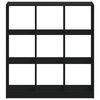 vidaXL Bücherregal Schwarz 102x32x108 cm Holzwerkstoff