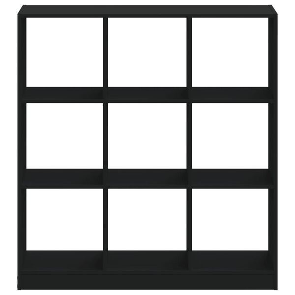 vidaXL Bücherregal Schwarz 102x32x108 cm Holzwerkstoff