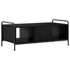 vidaXL Couchtisch Schwarz Eichen-Optik 99,5 x 49 x 41 cm Holzwerkstoff