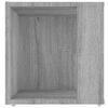 vidaXL Beistelltisch Grau Sonoma 33x33x34,5 cm Holzwerkstoff