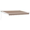 vidaXL Ausziehbare Markise Taupe 3,5 x 2 m