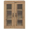 vidaXL Wandschrank Artisan-Eiche 69,5 x 34 x 90 cm