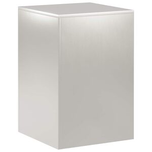 vidaXL Pflanzenst&auml;nder Silber 40 x 40 x 60 cm Stahl