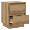vidaXL Nachttisch Artisan-Eiche 39 x 34,5 x 50 cm Holzwerkstoff