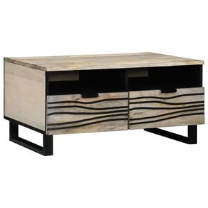 vidaXL Couchtisch Wei&szlig; 80 x 54 x 40 cm Holzwerkstoff