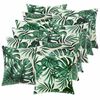 vidaXL Kissenbezug 12 pcs HEERLEN Blattmuster 50 x 50 cm Polyester