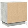 vidaXL Nachttisch 2 pcs Beton Grau 50 x 34,5 x 50 cm Holzwerkstoff