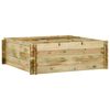 vidaXL Pflanzk&uuml;bel Hochbeet Kiefernholz Impr&auml;gniert 120x120x40 cm