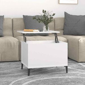 vidaXL Couchtisch Wei&szlig; 60x44,5x45 cm Holzwerkstoff