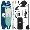 vidaXL SUP Board mit Sitz 2-in-1 APEX 335 x 76 x 15 cm Blau f&uuml;r