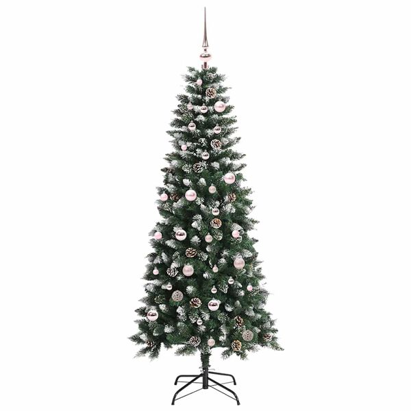 vidaXL K&uuml;nstlicher Weihnachtsbaum mit 150 LEDs mit St&auml;nder Gr&uuml;n 150 cm