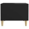 vidaXL Couchtische 2 Stk. Schwarz 50x50x40 cm Holzwerkstoff