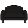 vidaXL Kindersofa Schwarz 50x40x30 cm Stoff
