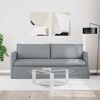 vidaXL Sofa Hellgrau Gesamtabmessungen: 196 x 82 x 85 cm (B x T x H)