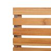 vidaXL Gartenstuhl 4 pcs &Ouml;l-Natur 56 x 54,5 x 87 cm Massivholz Teak