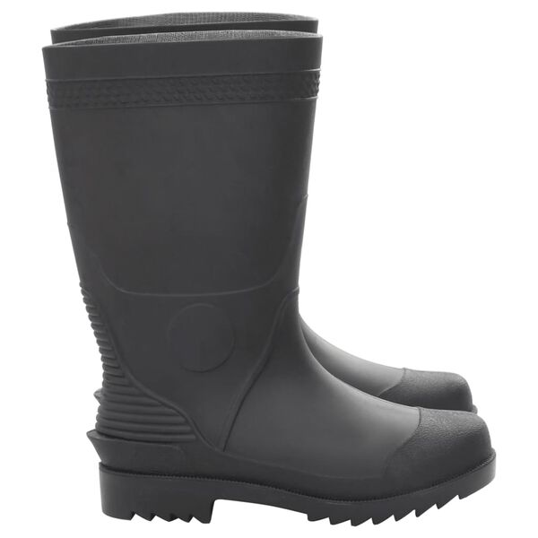 vidaXL Gummistiefel Schwarz Größe 40 PVC