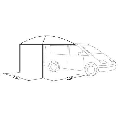Easy Camp Vordach Flex für Wohnwagen und Wohnmobil