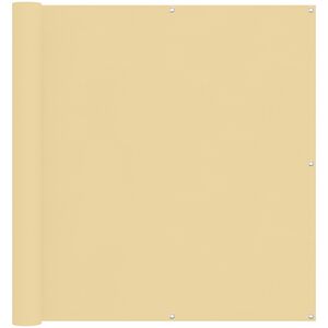 vidaXL Balkonsichtschutz Sand 110 x 400 cm Oxford-Stoff