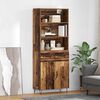 vidaXL Highboard mit Schubladen 2 pcs Altholz Holzwerkstoff