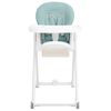 vidaXL Baby-Hochstuhl T&uuml;rkis Aluminium
