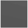 vidaXL Schweberegal Hochglanz-Grau 23x23,5x3,8 cm MDF