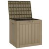 vidaXL Gartenbox Grau 55,5x43x53 cm Polypropylen