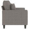 vidaXL 2-Sitzer-Sofa Taupe 120 cm Stoff
