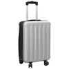 vidaXL Koffer mit Schloss Silber 34 x 23 x 55,5 cm ABS Kunststoff